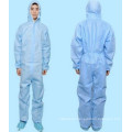 Protective Disposable High Quality PP Coverall with Hood and Shoe Cover